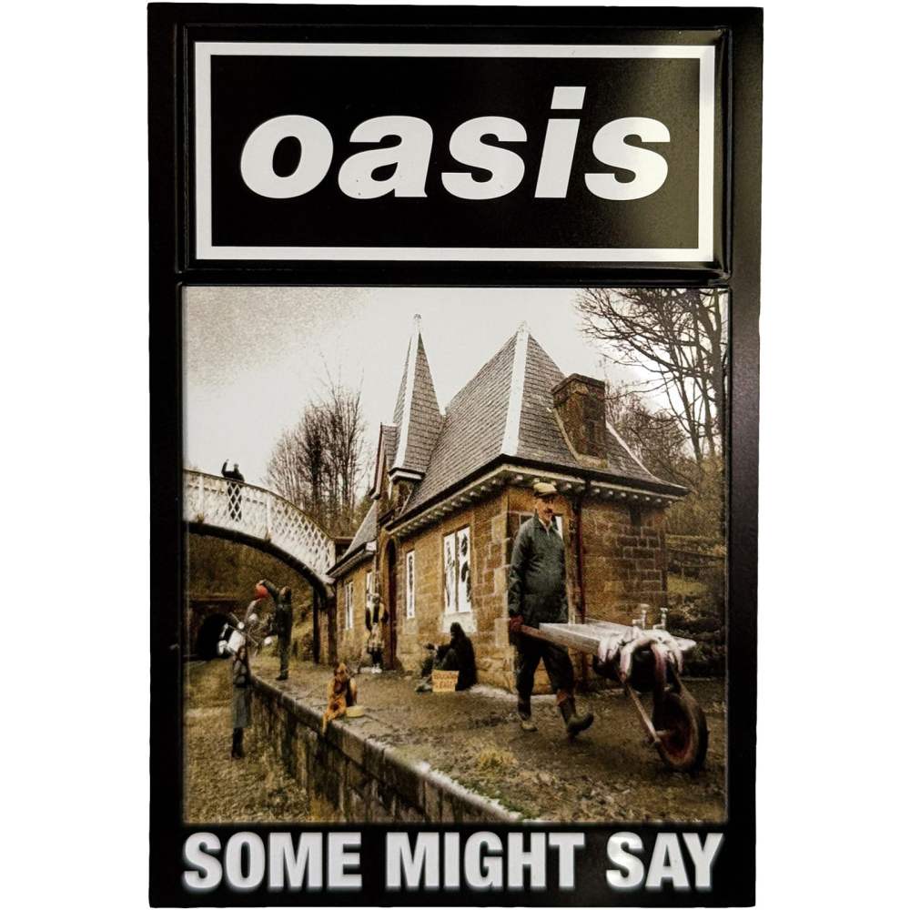 Oasis - Some Might Say Single KÃ¼hlschrankmagnet - Mehrfarben